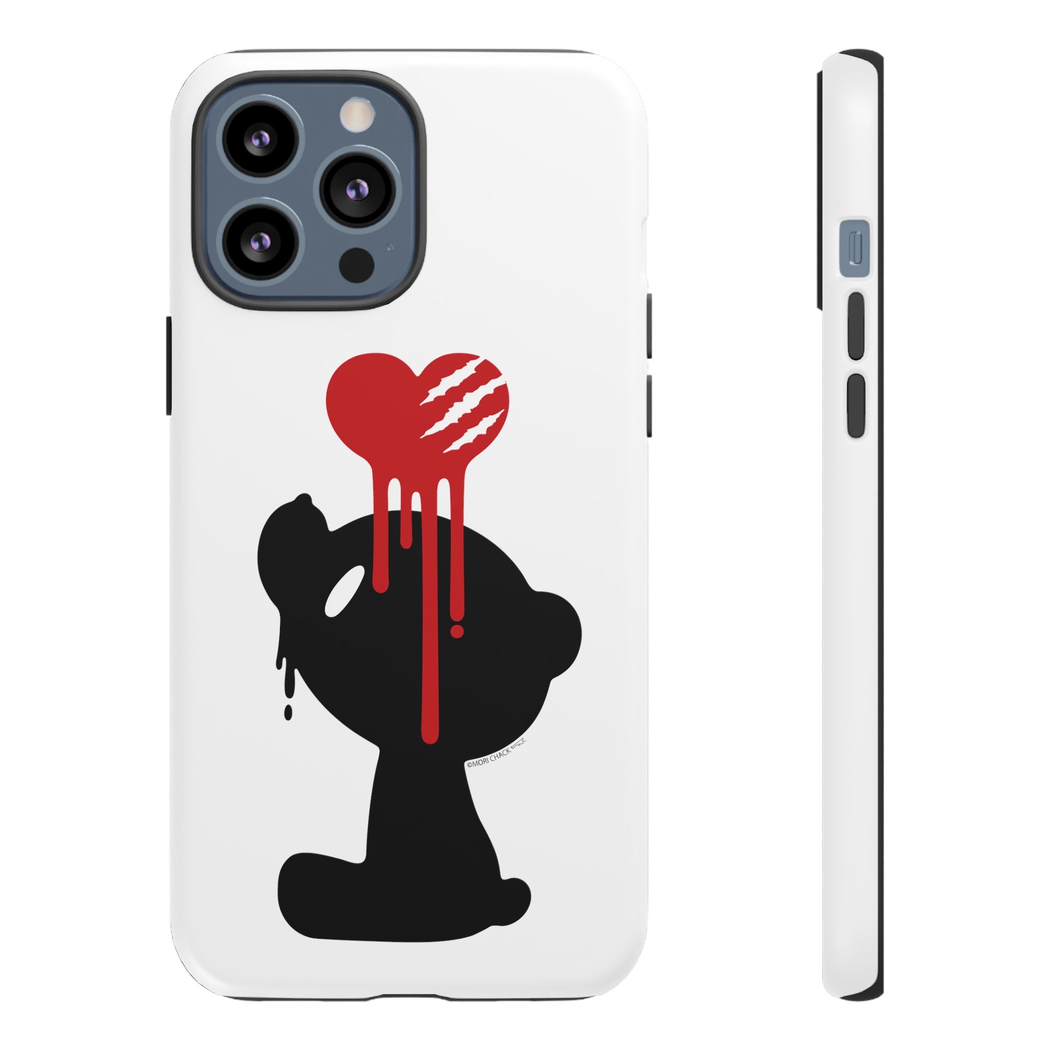 Gloomy Bear Heart - Dual Layer Phone Case